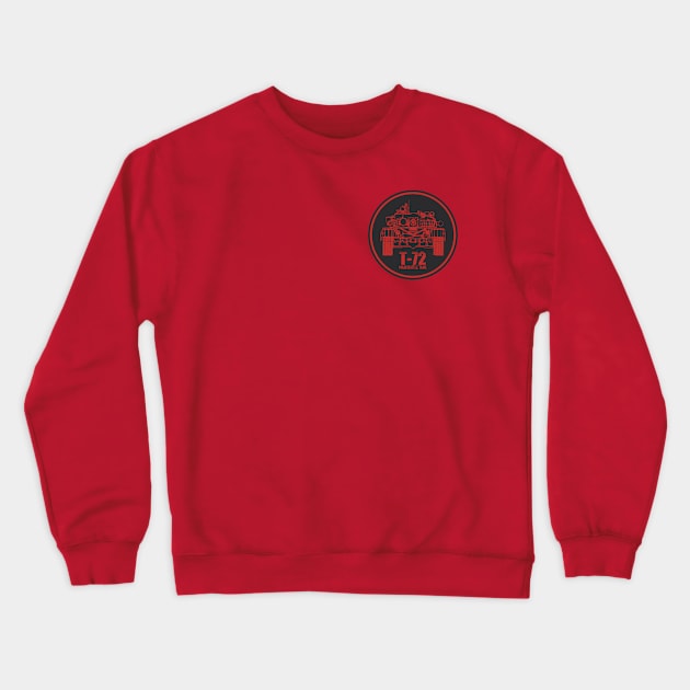 T-72 Tank Patch (Small logo) Crewneck Sweatshirt by TCP